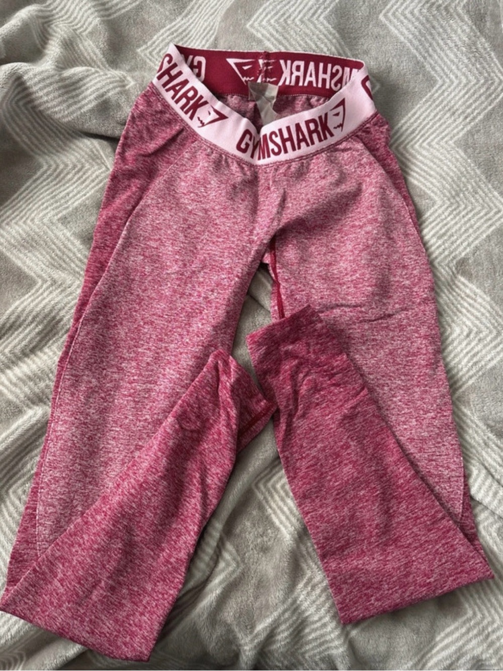 Gymshark Pink Heathered High-Waist Leggings